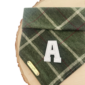 celtic plaid letterman dog bandana