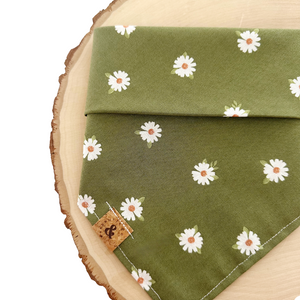 pistachio petals dog bandana