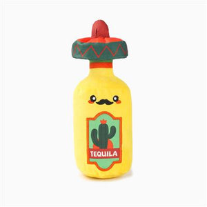 tequila squeaker dog toy