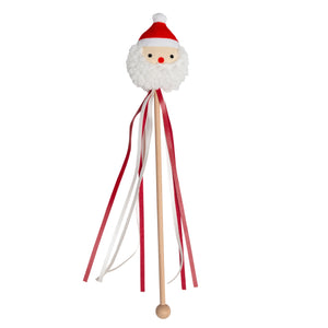 santa cat christmas teaser wand toy