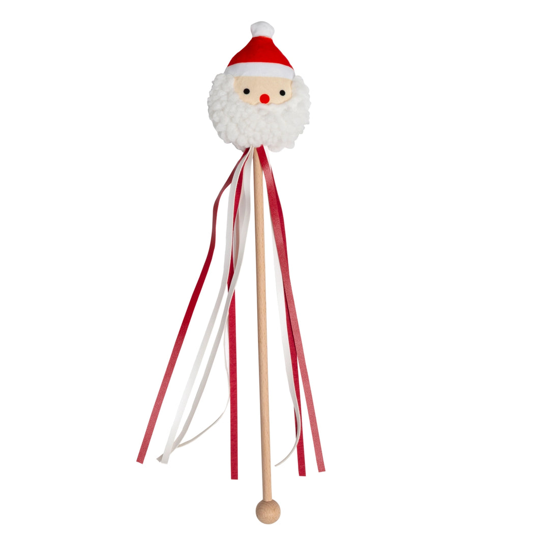 santa cat christmas teaser wand toy