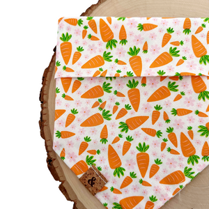 carrots 'n cuddles dog bandana