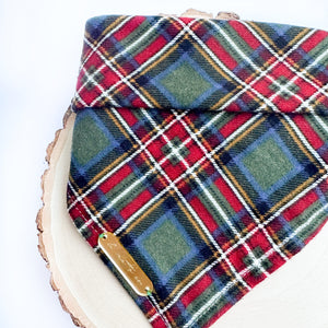 cottonwood plaid dog bandana