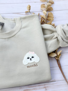 personalized oodle crewneck - sand (S, M, L only)