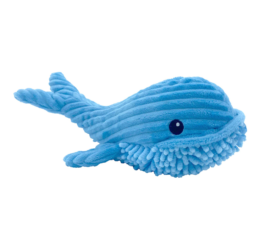 DONATION TO SOCAL: baby blue whale squeaker dog toy