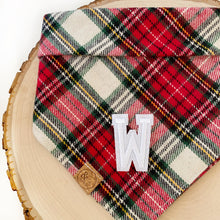 Load image into Gallery viewer, dasher&#39;s plaid letterman dog bandana
