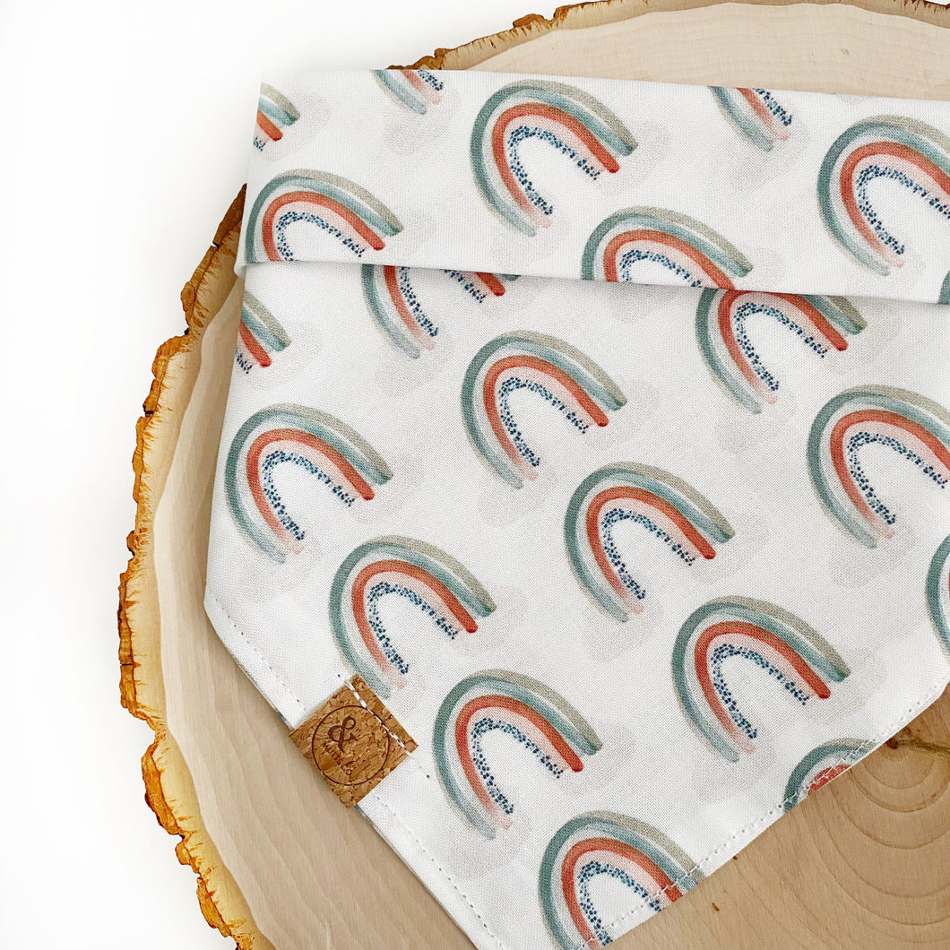 over the rainbow dog bandana