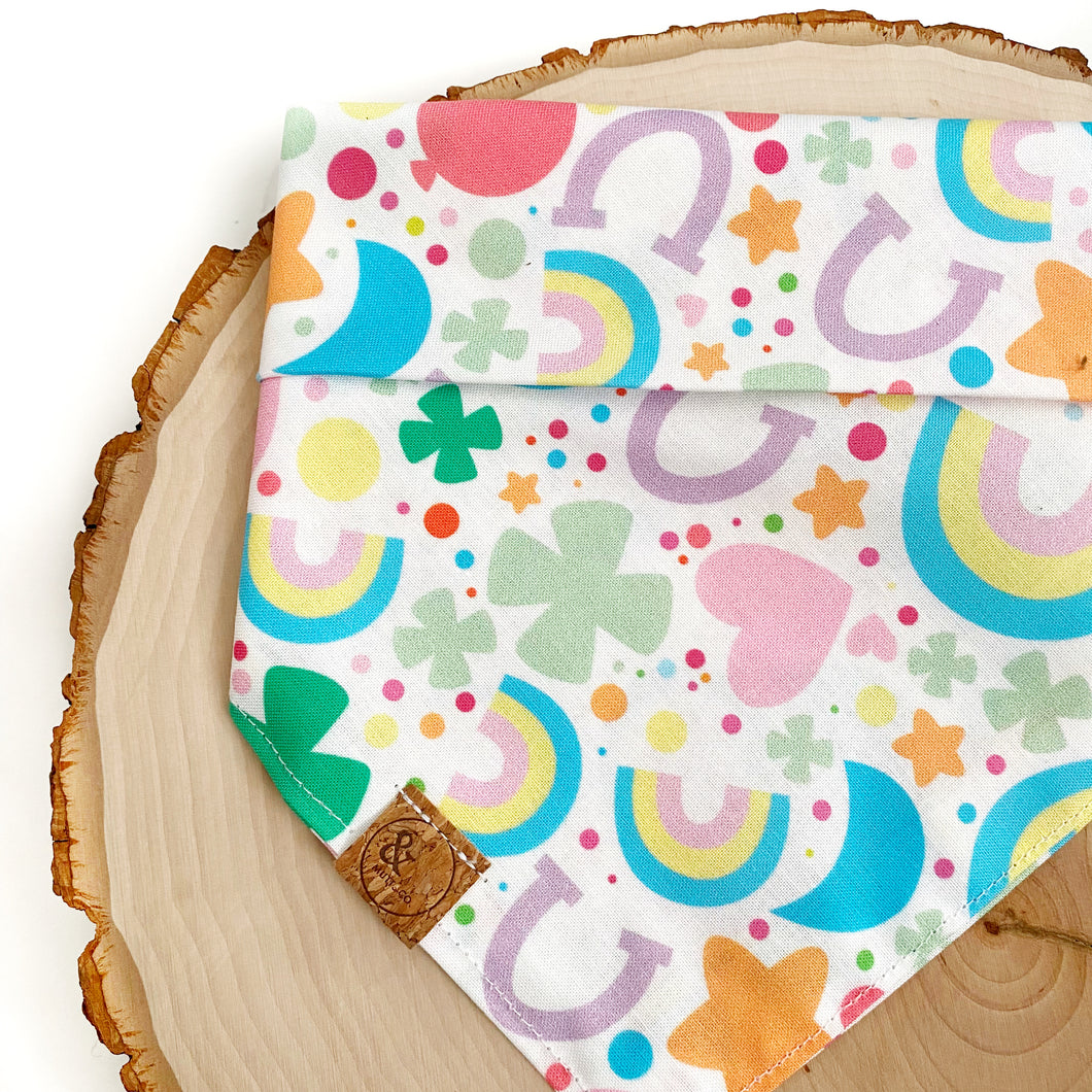 LAST CHANCE! lucky charms dog bandana (XS, S, S/M, XL only)