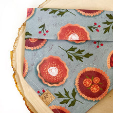 Load image into Gallery viewer, cranberry pie dog bandana
